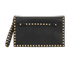 Large Rockstud Clutch, &pound;295, Handbags, Black, Leather, Front view
